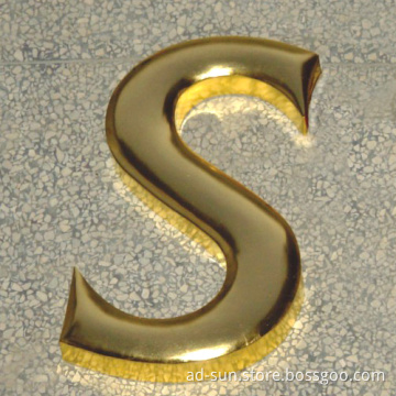 Customer Choose Shape - Made of Copper Nonluminous Retro Brass Letters